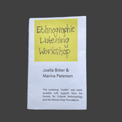 Ethnographic Listening Workshop "Toolkit"